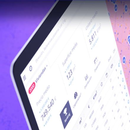 Una pantalla de ejemplo de Fotocasa Pro