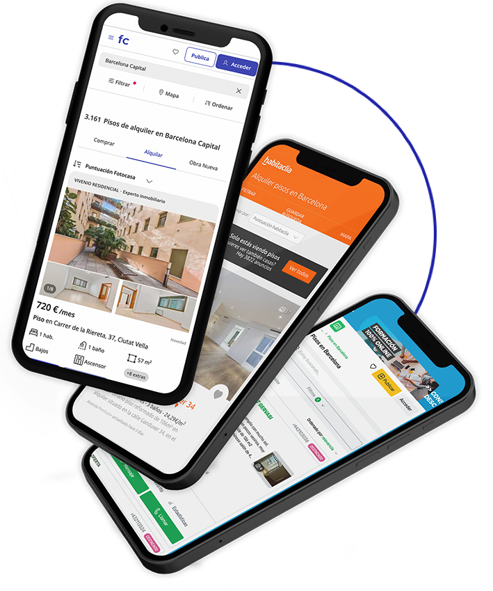 Tres portales Fotocasa Pro