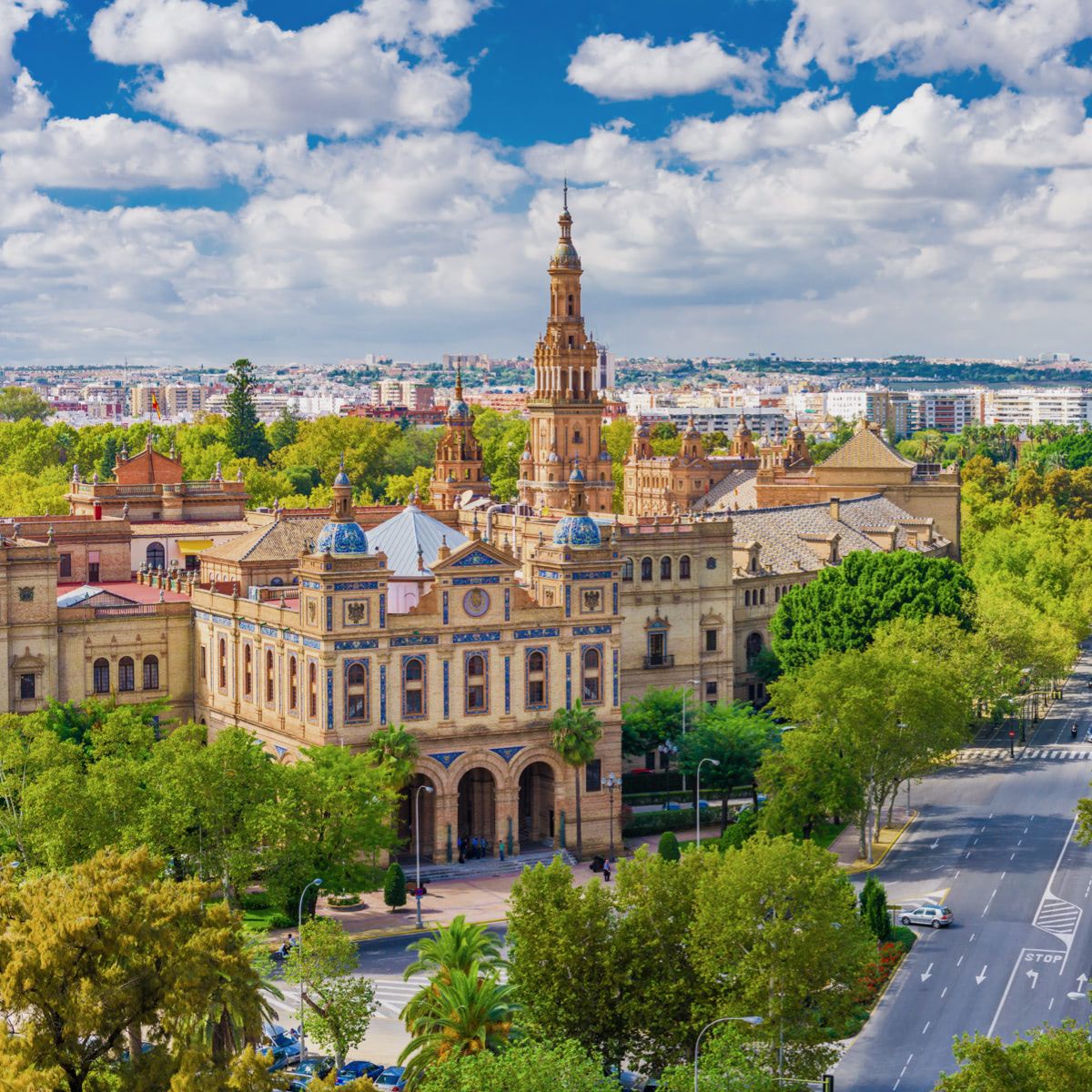 Panorámica de la ciudad de Sevilla