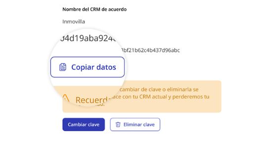 Ejemplo de pantalla de la aplicación