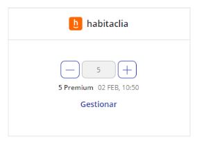 Ejemplo de pantalla de la aplicación